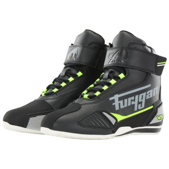 Baskets Moto Furygan V5 D3O WP Black Yellow Stab