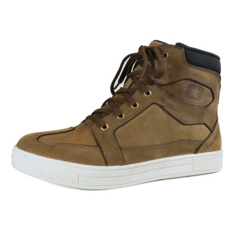 Baskets Moto HARISSON Branco Brown White