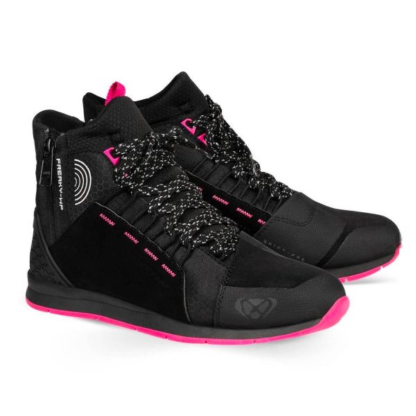 Baskets Moto Ixon Freaky WP Lady Black Fushia