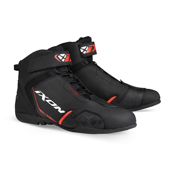 Baskets Moto Ixon Gambler Black White Red