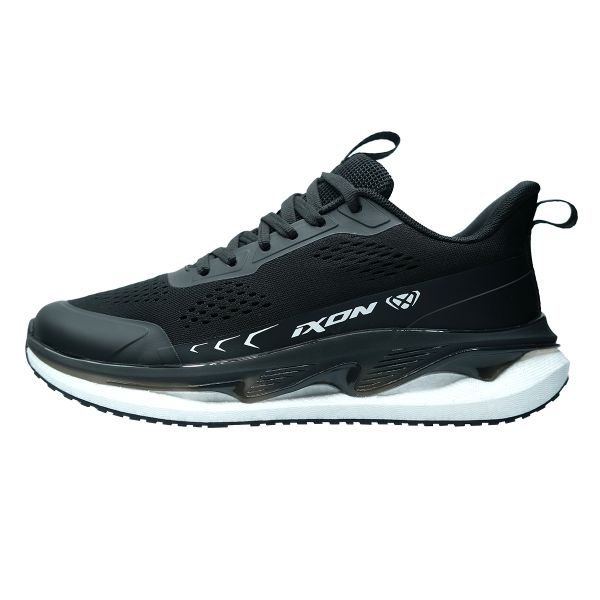Baskets Moto Ixon Paddock 6 Black White