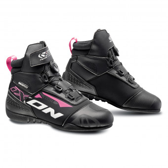Baskets Moto Ixon Ranker WP Lady Black White Fushia Baskets Moto Ixon Ranker WP Lady Black White Fushia