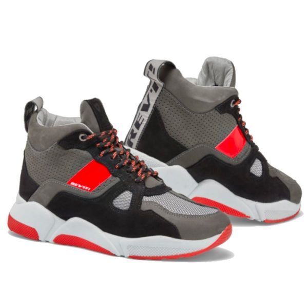 Baskets Moto REV'IT Astro Noir Neon Rouge
