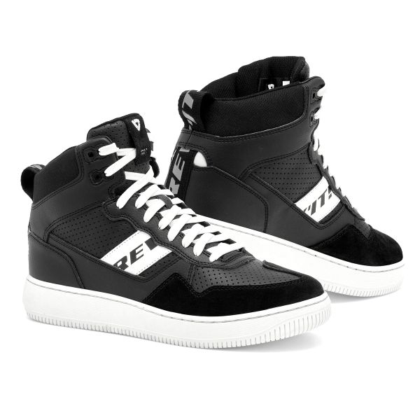 Baskets Moto REV'IT Pacer Noir Blanc