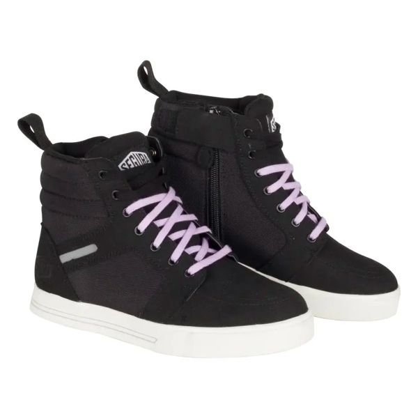 Baskets Moto Segura Lady Santana Black Lilac Baskets Moto Segura Lady Santana Black Lilac