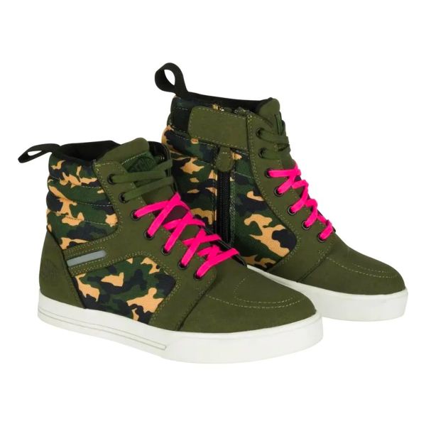 Baskets Moto Segura Lady Santana Khaki Camo