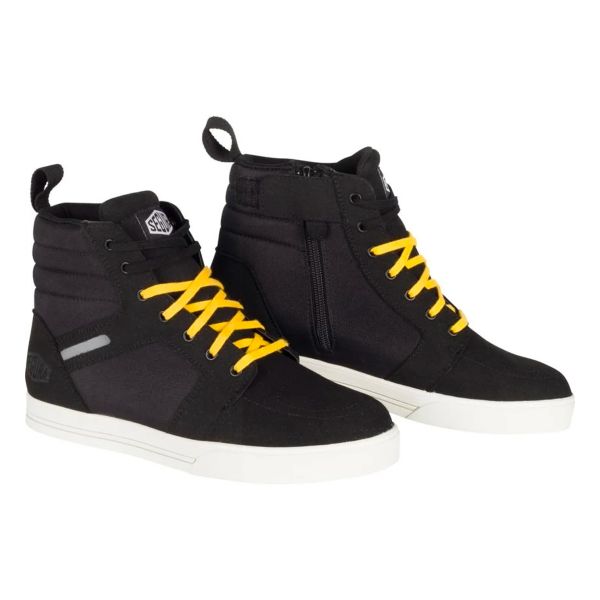 Baskets Moto Segura Santana Black Yellow
