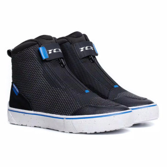 Baskets Moto TCX Ikasu 2 Air Woman Black Electric Blue