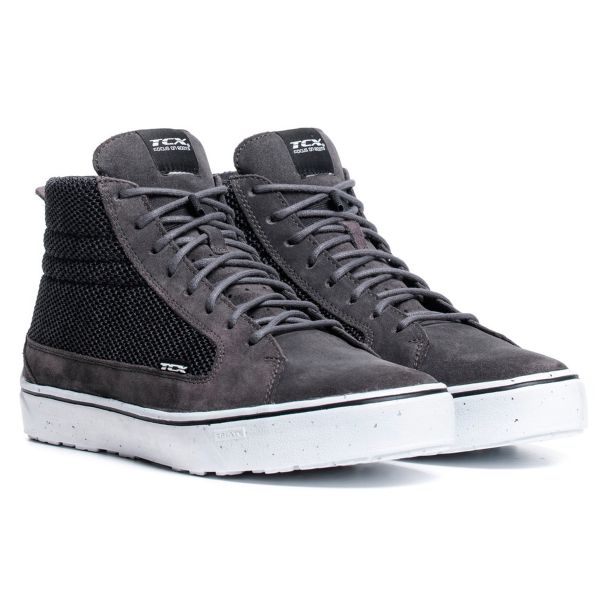 Baskets Moto TCX Street 3 Air Grey White
