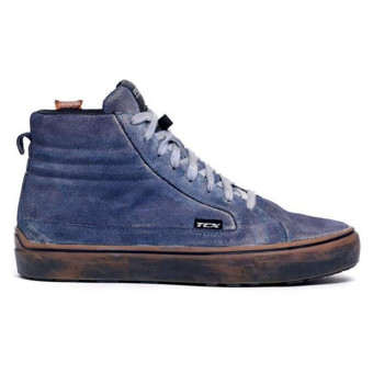 Baskets Moto TCX Street 3 Faded WP Blue