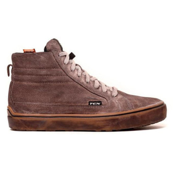 Baskets Moto TCX Street 3 Faded WP Moka Baskets Moto TCX Street 3 Faded WP Moka