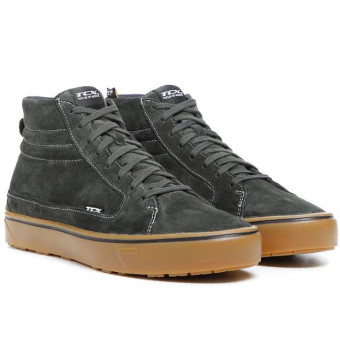 Baskets Moto TCX Street 3 WP Green Brown