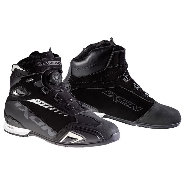 Baskets Moto Ixon Bull WP Black White