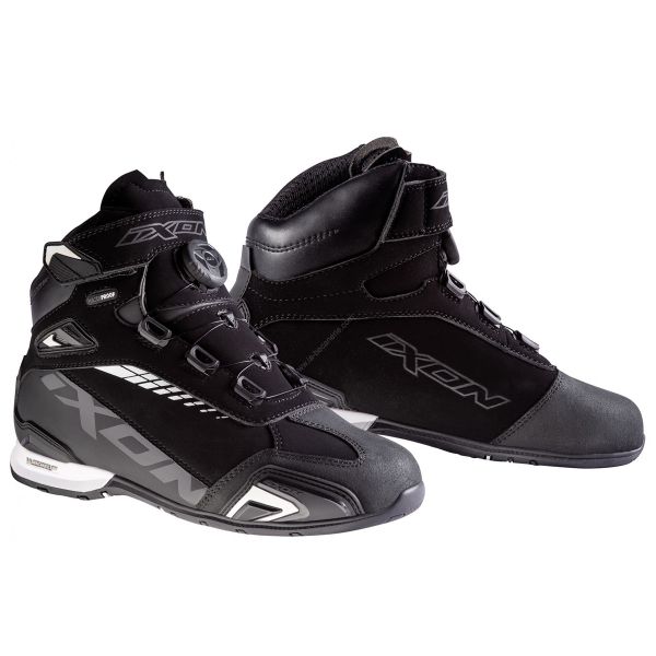 Baskets Moto Ixon Bull WP Lady Black White Baskets Moto Ixon Bull WP Lady Black White