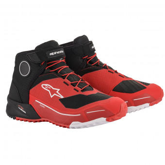 Baskets Moto Alpinestars CR-X Drystar Red Black Baskets Moto Alpinestars CR-X Drystar Red Black