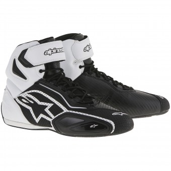 Baskets Moto Alpinestars Faster 2 Vented Black White Baskets Moto Alpinestars Faster 2 Vented Black White