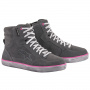 Baskets Moto Alpinestars J-6 Waterproof Woman Light Gray Fuchsia