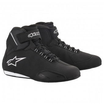 Baskets Moto Alpinestars Stella Sektor Waterproof Black Silver Baskets Moto Alpinestars Stella Sektor Waterproof Black Silver