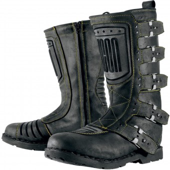 Bottes Moto ICON Elsinore Johnny Black Bottes Moto ICON Elsinore Johnny Black