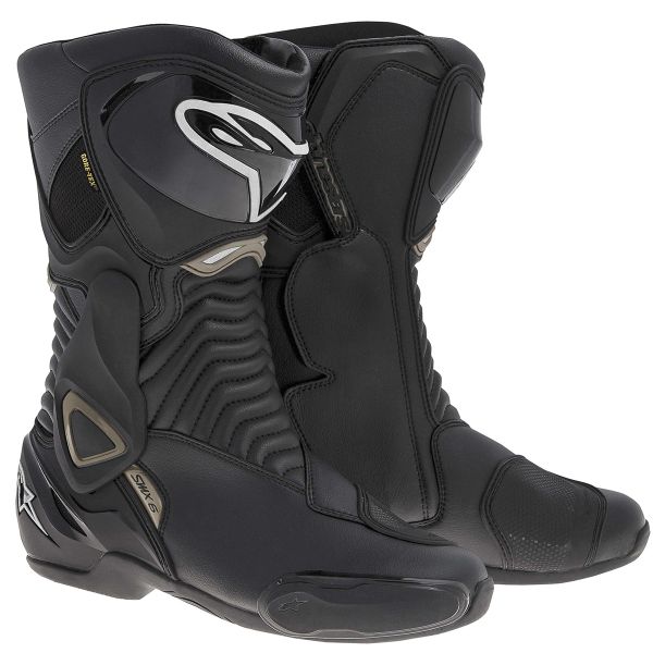 Bottes Moto Alpinestars SMX 6 Gore-Tex Black Champagne Bottes Moto Alpinestars SMX 6 Gore-Tex Black Champagne