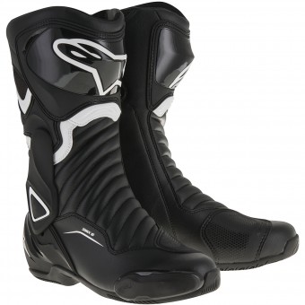 Bottes Moto Alpinestars SMX-6 V2 Black White Bottes Moto Alpinestars SMX-6 V2 Black White