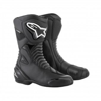Bottes Moto Alpinestars SMX S Waterproof Black Bottes Moto Alpinestars SMX S Waterproof Black