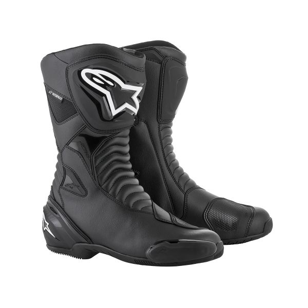 Bottes Moto Alpinestars SMX S Waterproof Black