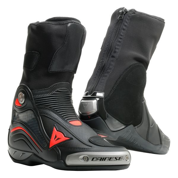 Bottes Moto Dainese Axial D1 Air Black Fluo Red