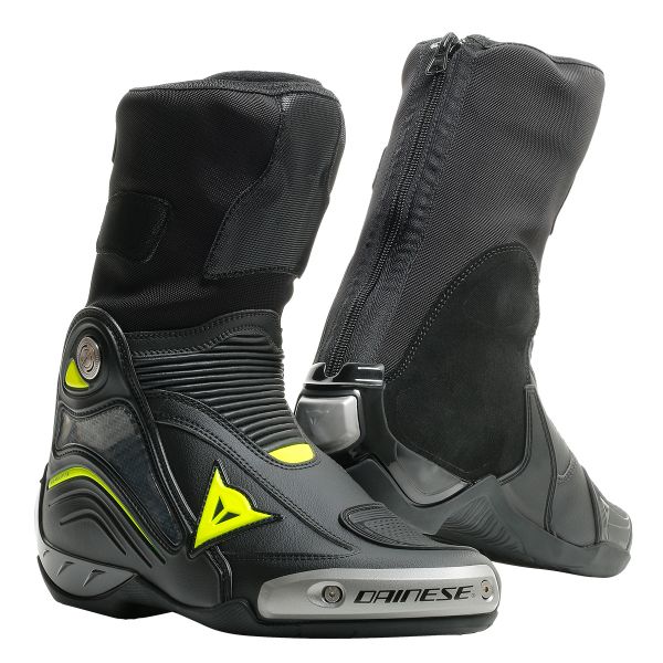 Bottes Moto Dainese Axial D1 Black Yellow Fluo