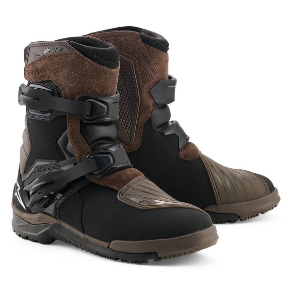 Bottes Moto Alpinestars Belize V2 Drystar Boots Brown Black