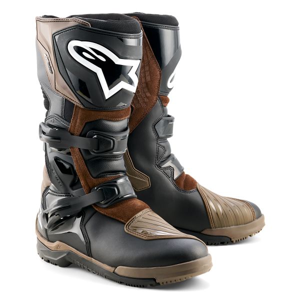Bottes Moto Alpinestars Corozal V2 Adventure Drystar Brown Black