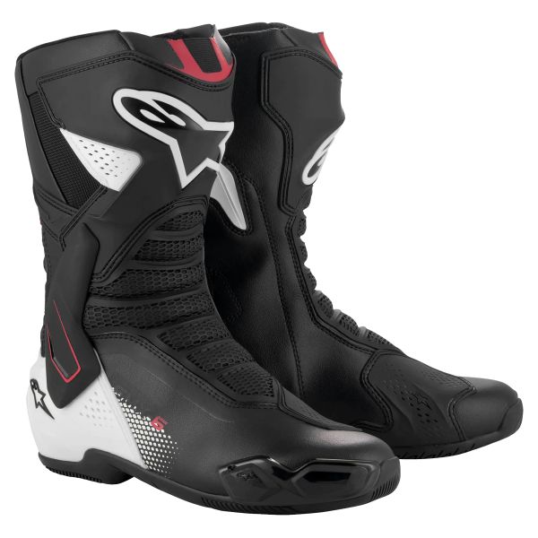 Bottes Moto Alpinestars SMX-6 V3 Black White Red