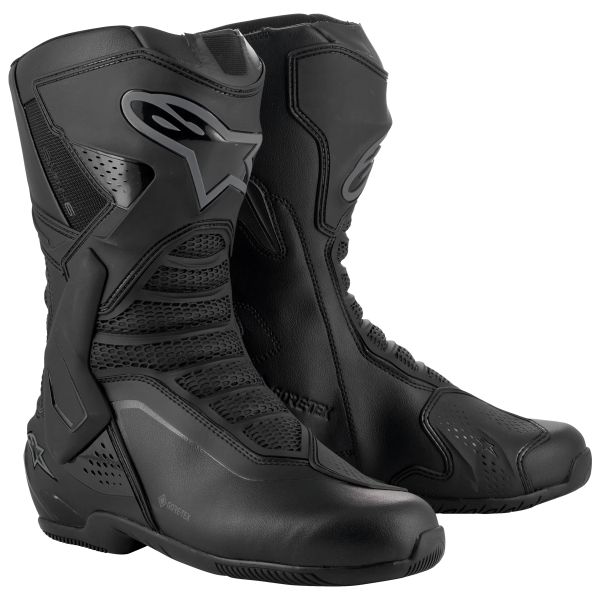 Bottes moto Alpinestars SMX 6 V3 Gore Tex Black Dark Gray en Stock iCasque