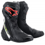 Bottes Moto Alpinestars Supertech R Boot Black White Red Fluo Yellow