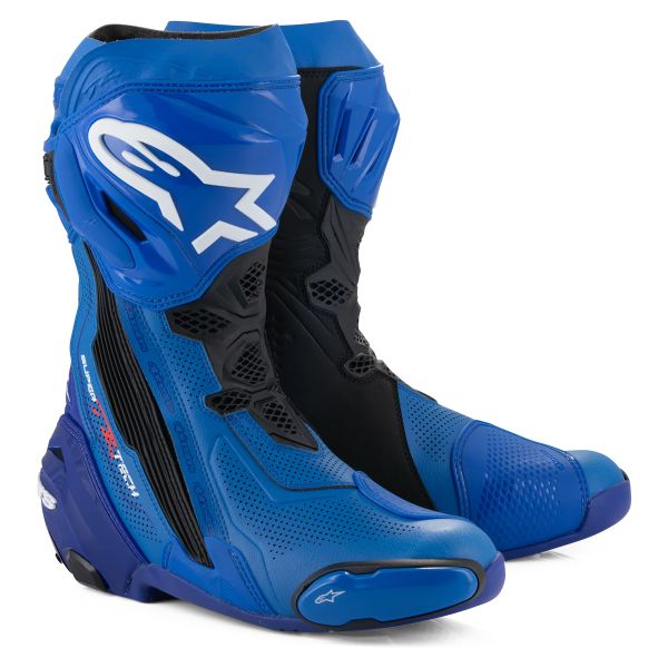 Bottes Moto Alpinestars Supertech R Vented Blue Black