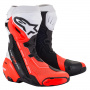 Bottes Moto Alpinestars Supertech R Vented Boot Black White Red Fluo