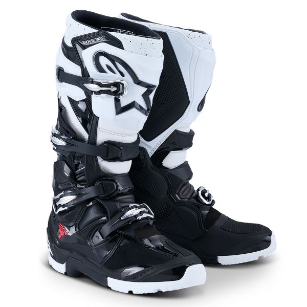 Bottes Moto Alpinestars Tech 7 Enduro Black White