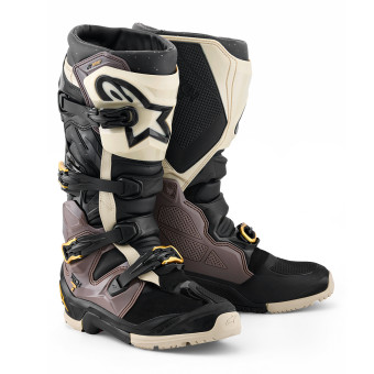 Bottes Moto Alpinestars Tech 7 Enduro Drystar Black Dark Gray Gold