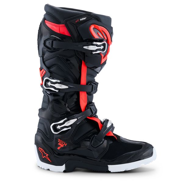 Alpinestars Tech 7 Enduro Drystar Black Red Fluo White