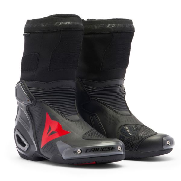 Bottes Moto Dainese Axial 2 Air Black Black Red Fluo Bottes Moto Dainese Axial 2 Air Black Black Red Fluo