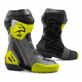 Bottes Moto Falco Elite GP Black Fluo Bottes Moto Falco Elite GP Black Fluo