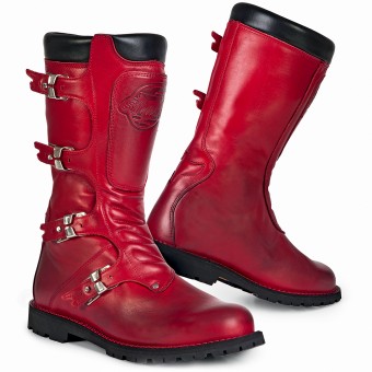 Bottes Moto Stylmartin Continental Red Bottes Moto Stylmartin Continental Red