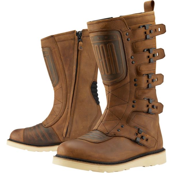 Bottes Moto ICON Elsinore 2 CE Brown