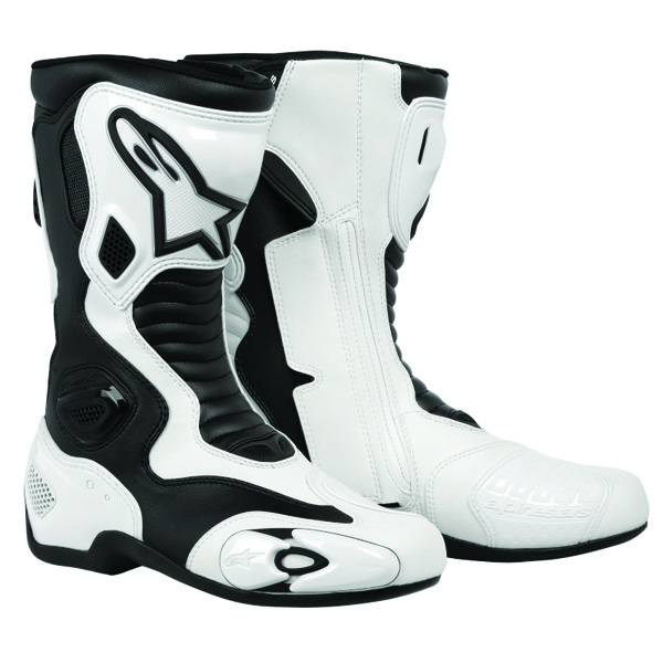 Bottes Moto Alpinestars S-MX 5 Blanc Noir