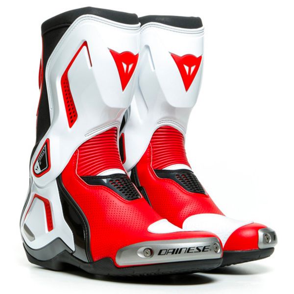 Bottes Moto Dainese Torque 3 Out Air Black White Lava Red