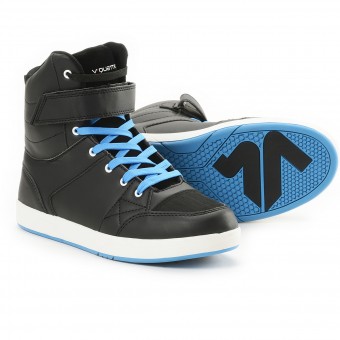 Chaussures Moto V'Quattro Milano Holiday Noir Bleu