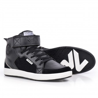Chaussures Moto V'Quattro Milano Midcut Original Black