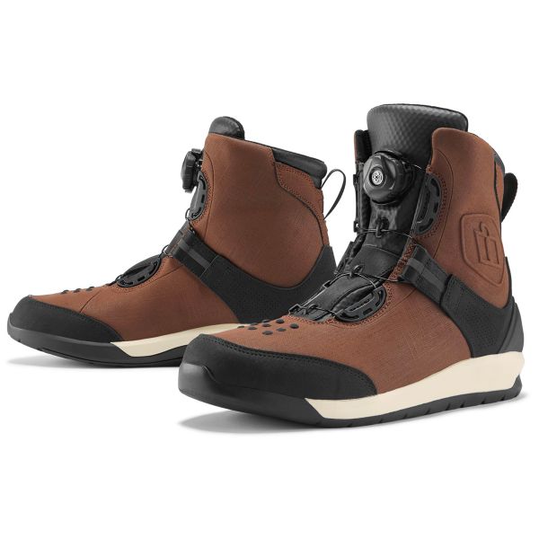 Chaussures Moto ICON Patrol 2 Brown Brown