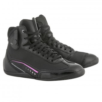 Chaussures Moto Alpinestars Stella AST-1 Drystar Black Fuchsia Chaussures Moto Alpinestars Stella AST-1 Drystar Black Fuchsia