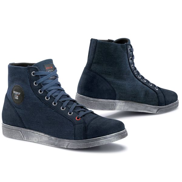 Baskets Moto TCX X-Street Denim Bleu
